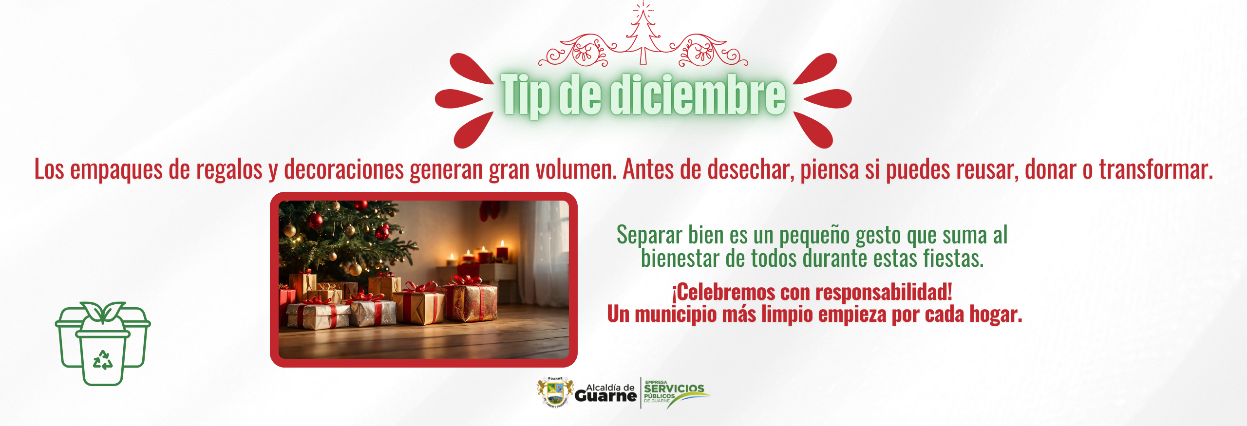Separación en diciembre